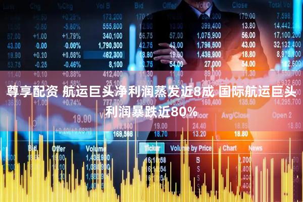 尊享配资 航运巨头净利润蒸发近8成 国际航运巨头利润暴跌近80%