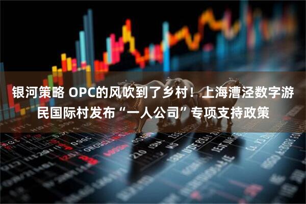 银河策略 OPC的风吹到了乡村!上海漕泾数字游民国际村发布“一人公司”专项支持政策